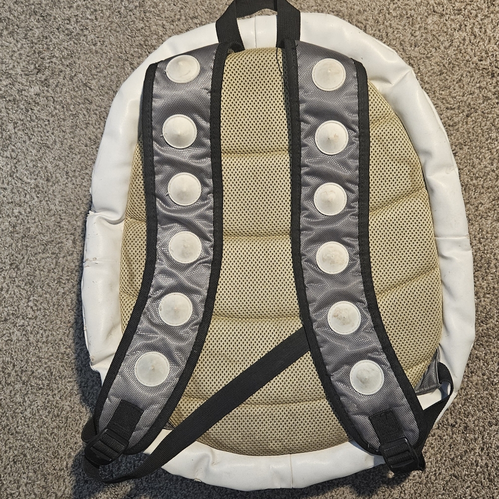Bioworld Green and White Spiked Kids Backpack - Picture 2 of 5